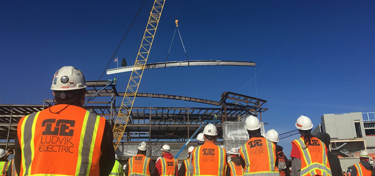 Ludvik Electric Employees at the Project Site, UCHealth