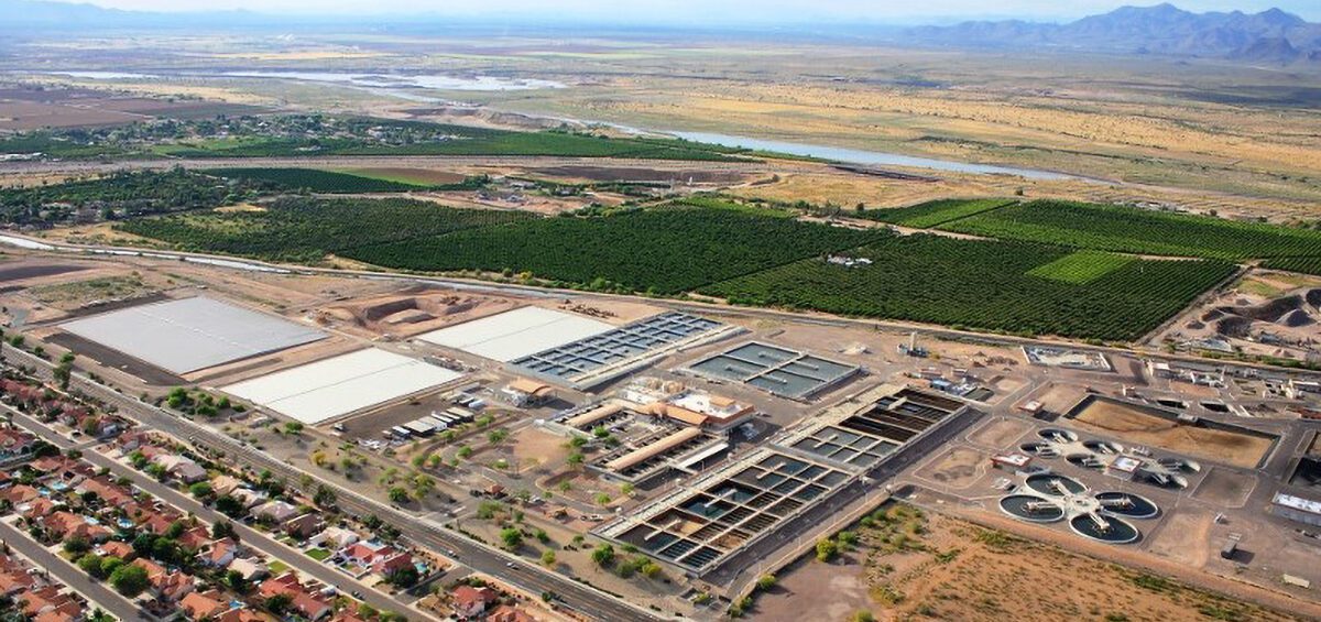 The Top View of a Factory Site With Workshops