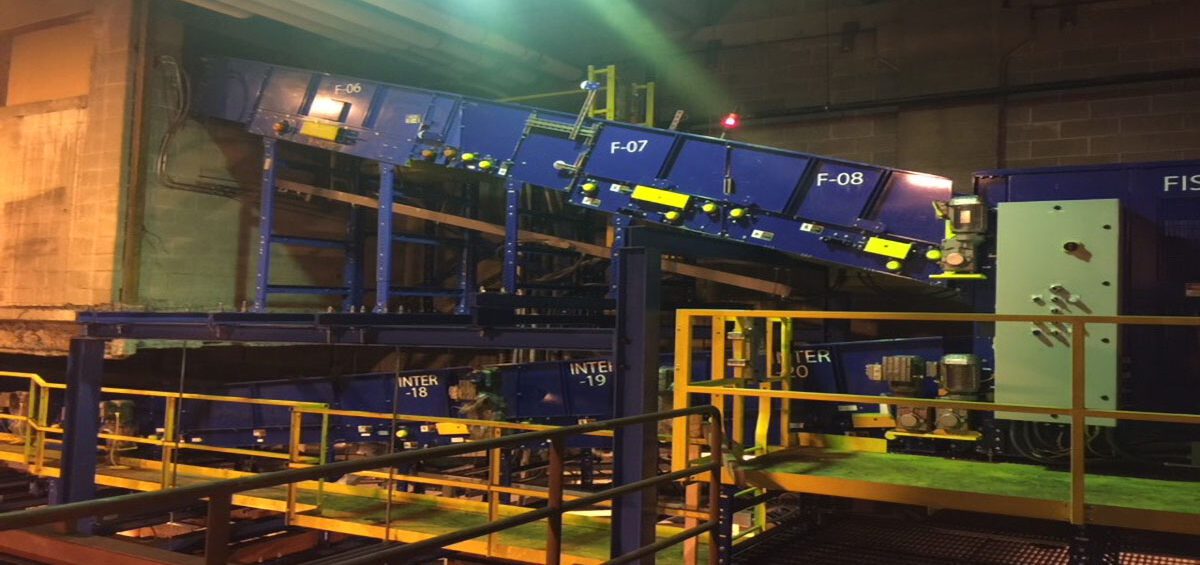 A Machine in a Shop Floor With Blue Paint