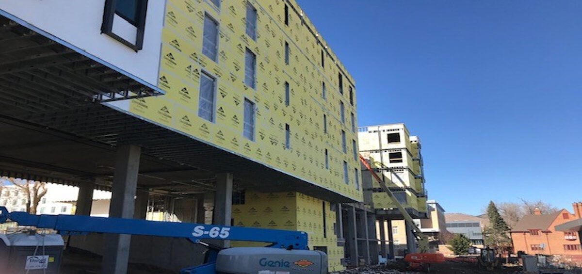 Exterior View of Five Story Dormitory, CSM Residence