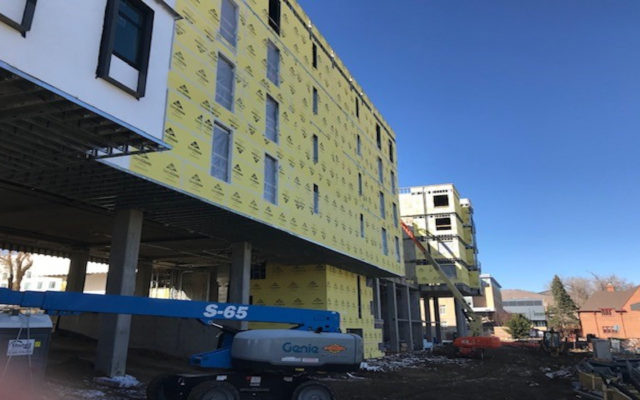 Exterior View of Five Story Dormitory, CSM Residence